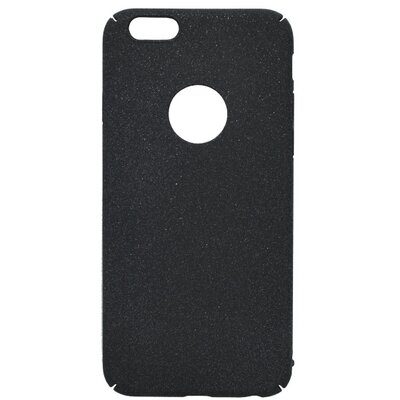 Csillámos hátlapvédő telefontok hátlap műanyag iPhone 6, fekete [Apple iPhone 6]