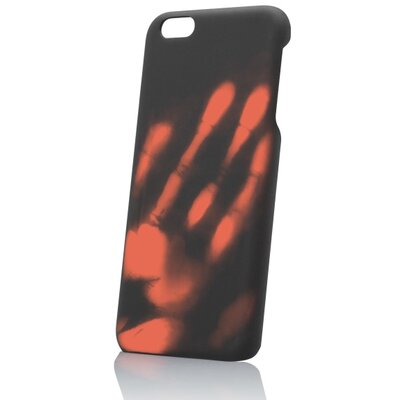 Termochromikus színváltozó hátlapvédő telefontok hátlap - iPhone 6, fekete [Apple iPhone 6]