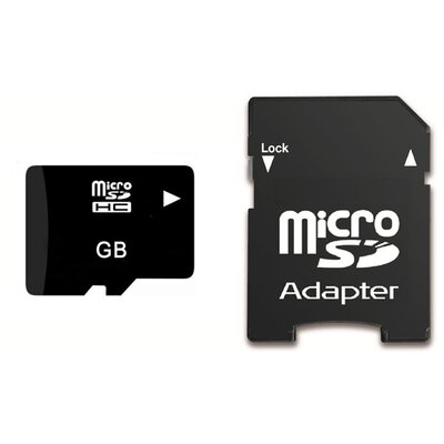 Memóriakártya Micro SD, 8GB, class 10, SD adapter [univerzális kiegészítő]