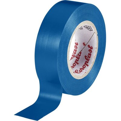 PVC elektromos szigetelő szalag (H x Sz) 25 m x 15 mm, kék PVC 302 Coroplast, tartalom: 1 tekercs