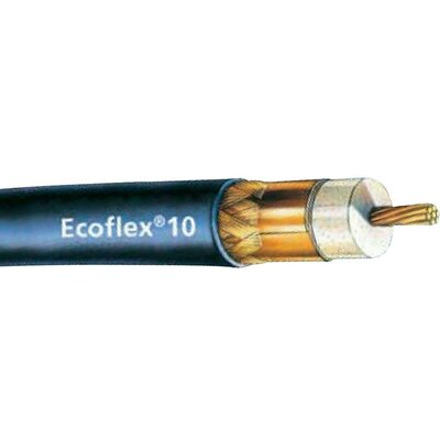 Ecoflex® 10 koaxiális kábel Ecoflex 10 > 90 dB Fekete méteráru SSB