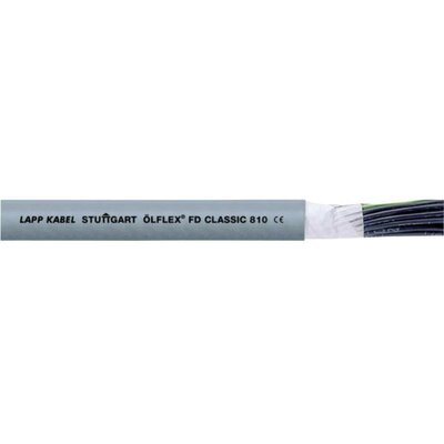ÖLFLEX® -FD CLASSIC 810 PVC energiavezeték vonólánc Szürke méteráru LappKabel