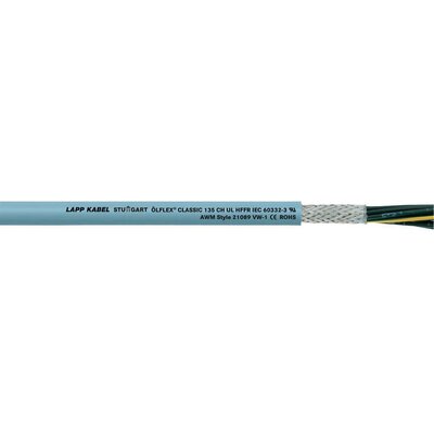 ÖLFLEX® CLASSIC 135 CH 7 1.5 mm² Ezüst-szürke LappKabel 1123314 méteráru