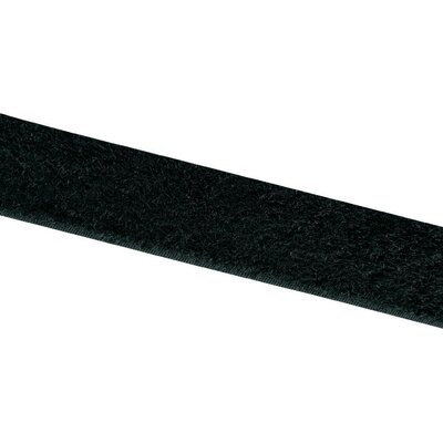 Tépőzár Felvarráshoz Bolyhos fél (H x Sz) 25000 mm x 20 mm Fekete Velcro E00102033013025 25 m