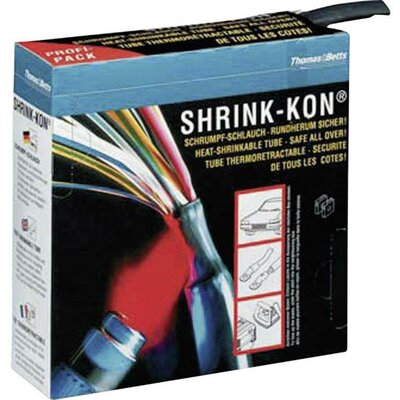 Adagoló doboz, Shrink-Kon® 2:1 3.3 m fekete 3.3 m Thomas & Betts