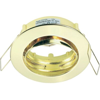Beépítő gyűrű beltéri beépíthető kisfeszültségű halogén lámpához, MR16, réz, G5.3, SLV Pika 111173
