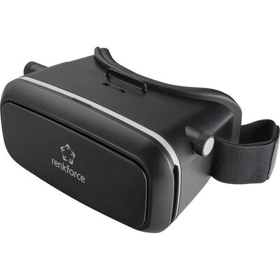 VR szemüveg, virtuális valóság szemüveg, fekete, renkforce G-01