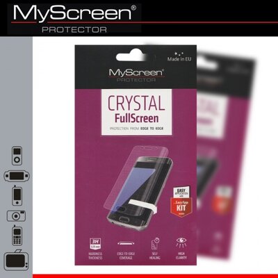 Myscreen Crystal Fullscreen kijelzővédő fólia (íves, öntapadó PET, nem visszaszedhető, 0.15mm, 3H) ÁTLÁTSZÓ [Asus Zenfone Live (ZB501KL)]