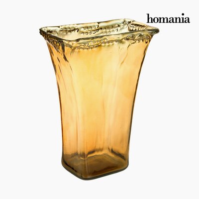 Újrahasznosított Üveg Váza Borostyán - Pure Crystal Deco Gyűjtemény by Homania