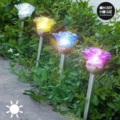 Oh My Home Solar Flower Lámpa