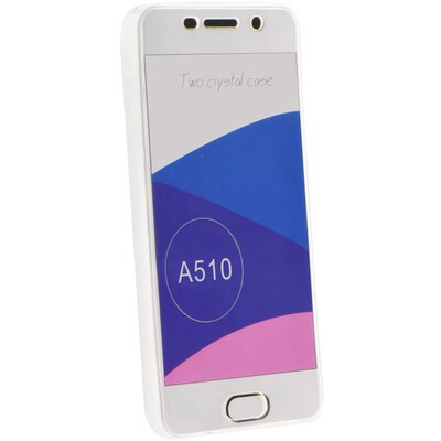 360' fokos elő- és hátlapi szilikon telefontok - Samsung Galaxy J5 2016, átlátszó/színtelen