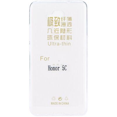 Hátlapvédő telefontok szilikon hátlap ultravékony 0,3mm - Huawei Honor 5C/Honor 7 Lite átlátszó, színtelen