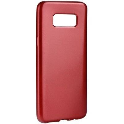 Jelly Flash matt felületű szilikon hátlapvédő telefontok - Samsung Galaxy S8 Piros