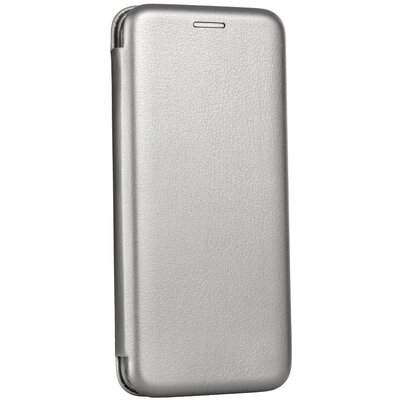 Forcell Elegance flipes, oldalra nyíló bőr hatású telefontok szilikon belső kerettel - Samsung Galaxy A5 2017 Szürke