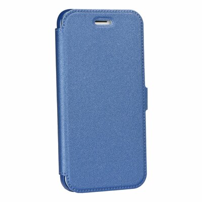 Oldalra nyíló flipes telefontok, szilikon belső keret, kitámasztható, mágneses flip fedél zárás - Samsung Galaxy S7 Edge (G935), Kék
