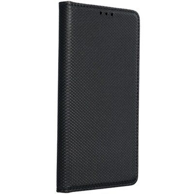 Smart flip Telefontok, mágneses flip zár, oldalra nyíló, bőr hatású - Samsung Galaxy A5 2017, fekete
