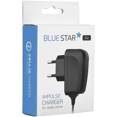 Utazó hálózati töltő Micro USB univerzális 1A leválasztható USB kábellel kábel Bluestar Lite