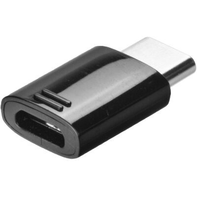 Gyári Adapter SAMSUNG GH98-40218B (Galaxy S8/S8+) micro USB - USB type C fekete bulk