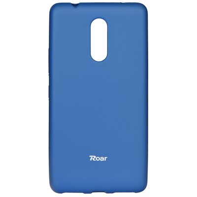 Roar Colorful Jelly matt szilikon hátlapvédő telefontok - Lenovo K6 NOTE, TengerKék