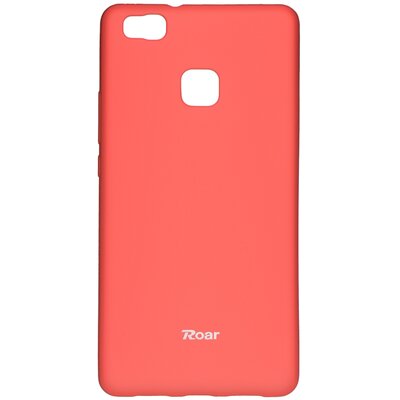 Roar Colorful Jelly matt szilikon hátlapvédő telefontok - Huawei P9 Lite barack rózsaszín