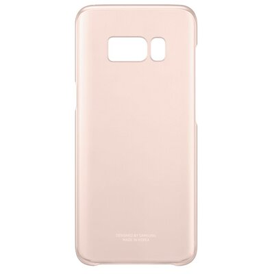 Samsung EF-QG950CPEG Műanyag hátlapvédő telefontok Átlátszó/Rózsaszín [Samsung Galaxy S8 (SM-G950)]