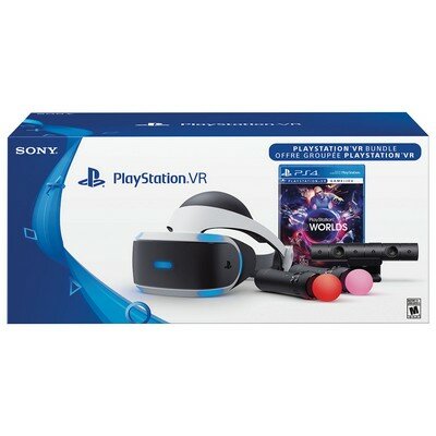PlayStation VR PlayStation kamerával, Move kontrollerrel és VR Worlds szoftverrel (PS4)
