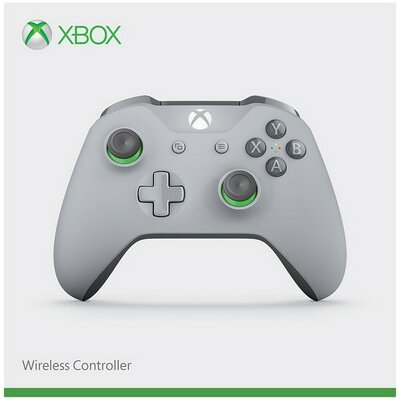 Xbox One Vezetéknélküli Kontroller – Szürke/zöld (XBOX ONE)