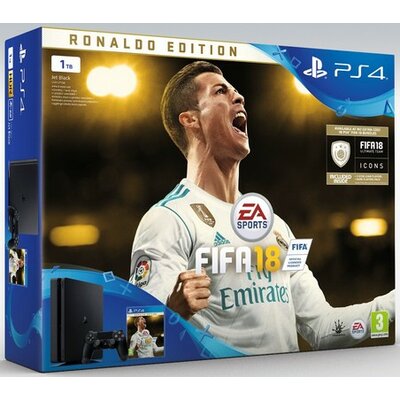 PlayStation Slim 1TB FIFA 18 Deluxe szoftver csomag (PS4)