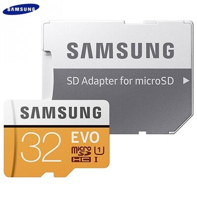 Samsung MB-MP32GA/EU memóriakártya TransFlash 32 GB (microSDHC EVO - Class 10, UHS-1) + SD adapter