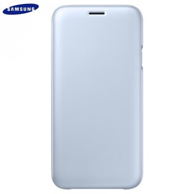 Samsung EF-WJ530CLE Műanyag telefontok (aktív flip, oldalra nyíló, bankkártya tartó) Kék [Samsung Galaxy J5 (2017) (SM-J530)]