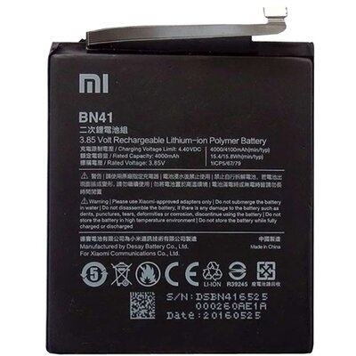 Xiaomi BN41 gyári akkumulátor 4100 mAh LI-ION [Xiaomi Redmi Note 4]
