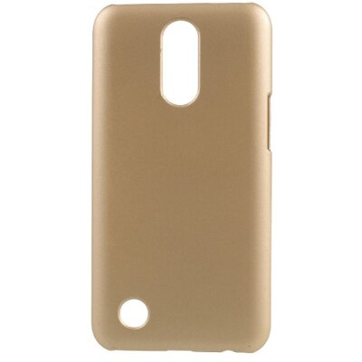 Műanyag hátlapvédő telefontok (gumírozott) Arany [LG K10 2017 (M250N)]