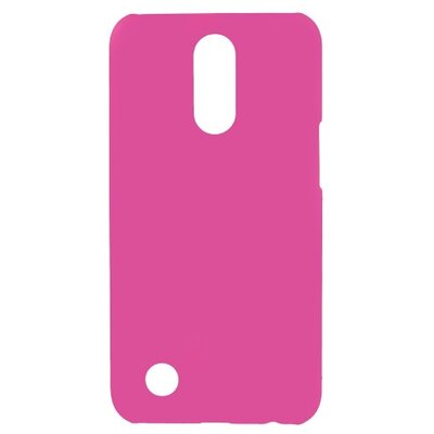 Műanyag hátlapvédő telefontok (gumírozott) Rózsaszín [LG K10 2017 (M250N)]