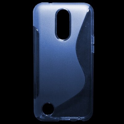 Hátlapvédő telefontok gumi / szilikon (S-line) Kék [LG K10 2017 (M250N)]