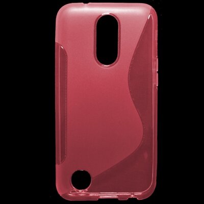 Hátlapvédő telefontok gumi / szilikon (S-line) Rózsaszín [LG K10 2017 (M250N)]