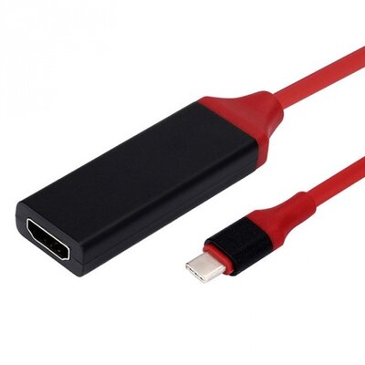 Adapter (HDMI - USB Type-C, 20 cm) PIROS/FEKETE