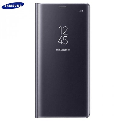 Samsung EF-ZN950CV Műanyag gyári telefontok (flip, oldalra nyíló, Clear View Cover) Szürke [Samsung Galaxy Note 8 (SM-N950)]