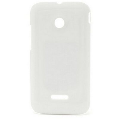 Műanyag hátlapvédő telefontok Fényes Fehér [Huawei Ascend Y210 (U8685)]