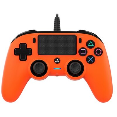 Nacon vezetékes kontroller narancssárga színben (PS4)