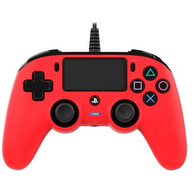 Nacon vezetékes kontroller piros színben (PS4)