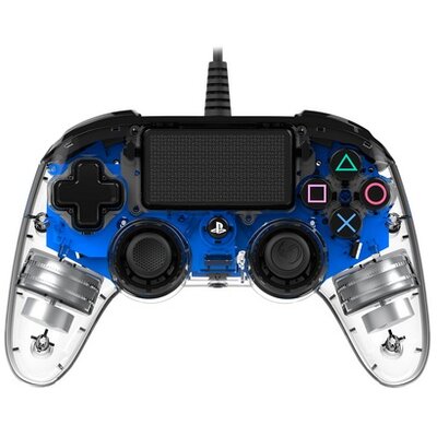 Nacon vezetékes kontroller halványkék színben (PS4)