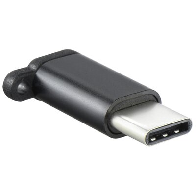 Adapter Micro USB / MicroUSB TYPE C, kulcstartós