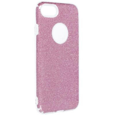 Forcell Shining szilikon hátlapvédő telefontok - Iphone 7 / 8, rózsaszín