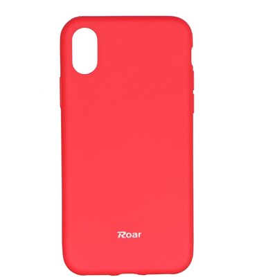 Roar Colorful Jelly matt szilikon hátlapvédő telefontok - Apple Iphone X, rózsaszín