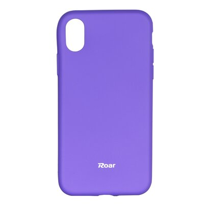 Roar Colorful Jelly matt szilikon hátlapvédő telefontok - Apple Iphone X, Lila