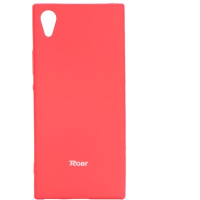 Roar Colorful Jelly matt szilikon hátlapvédő telefontok - Sony Xperia XA1, rózsaszín