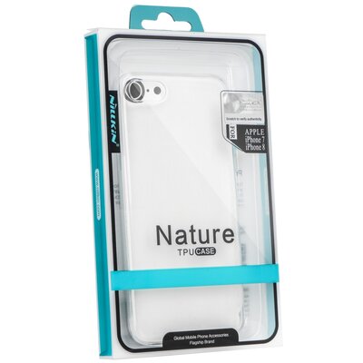 Nillkin Nature szilikon hátlapvédő telefontok (0.6 mm, ultravékony) - IPhone 7 / 8, átlátszó