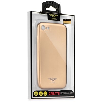 KAKU Sigale flipes telefon tok, szilikon belső keret - Samsung Galaxy Note 8, Arany