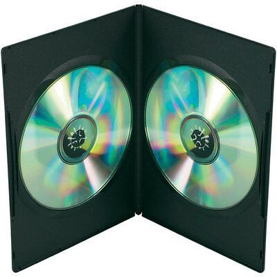 DVD tok 2 részes, fekete, 5 db