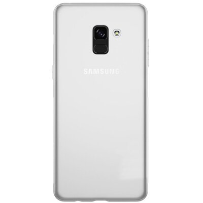 Hátlapvédő telefontok gumi / szilikon (ultravékony) Átlátszó [Samsung Galaxy A8+ Plus (2018) SM-A730F]
